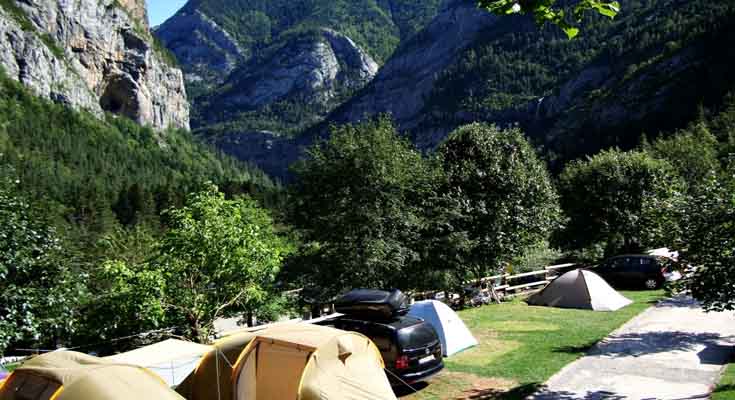 Camping Valle de Bujaruelo en España