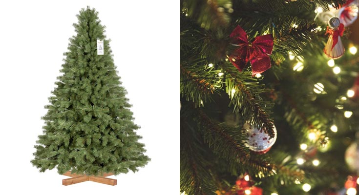FairyTrees PÍCEA Real Premium Árbol de Navidad