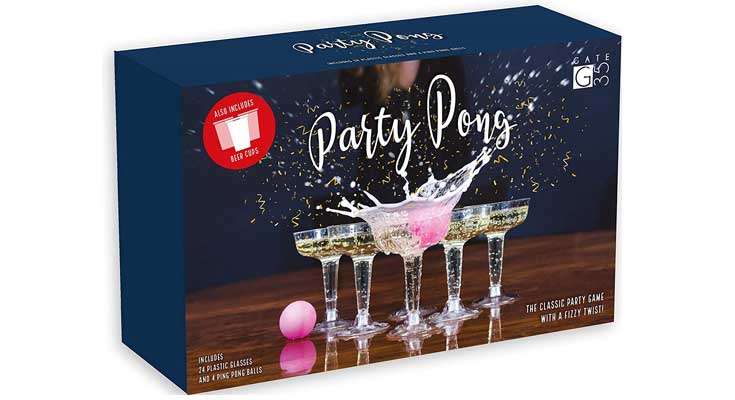Party Pong Ultimate Upmarket Beer Pong Drinking Game