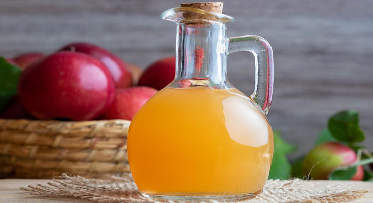 Vinagre de cidra de manzana para Blanquear tus Dientes