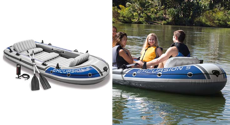 Intex - Barca inflable para 5 personas