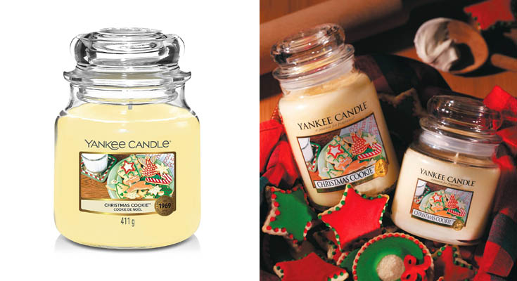Yankee Candle Vela Media Aromática en Tarro Galletas de Navidad